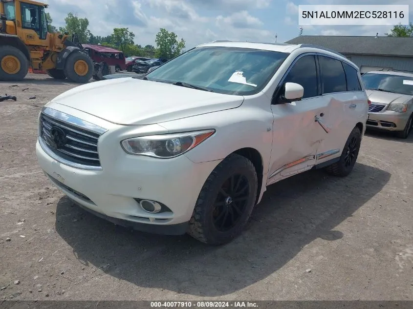 5N1AL0MM2EC528116 2014 Infiniti Qx60