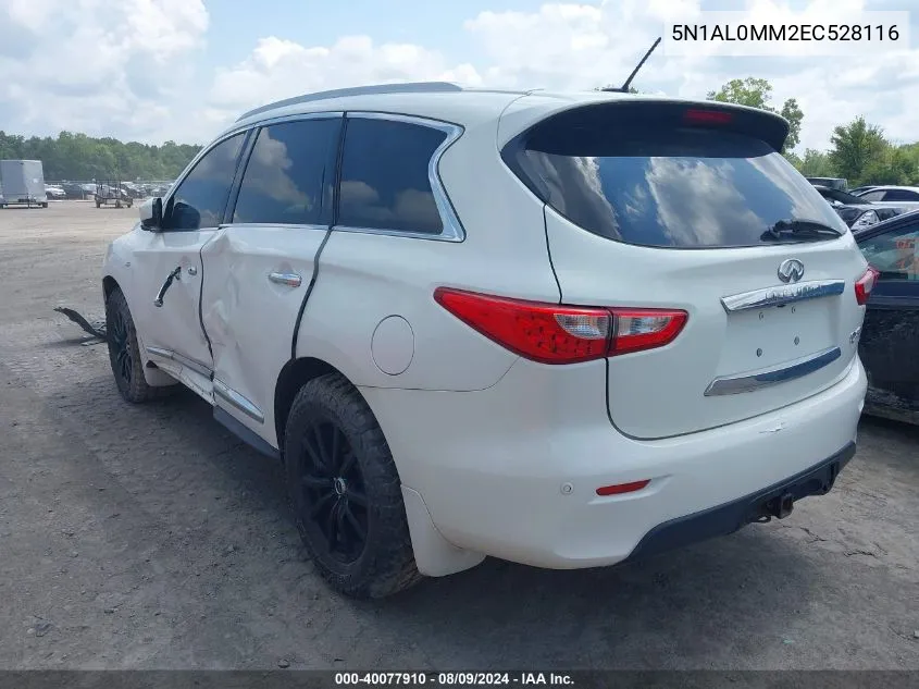 5N1AL0MM2EC528116 2014 Infiniti Qx60