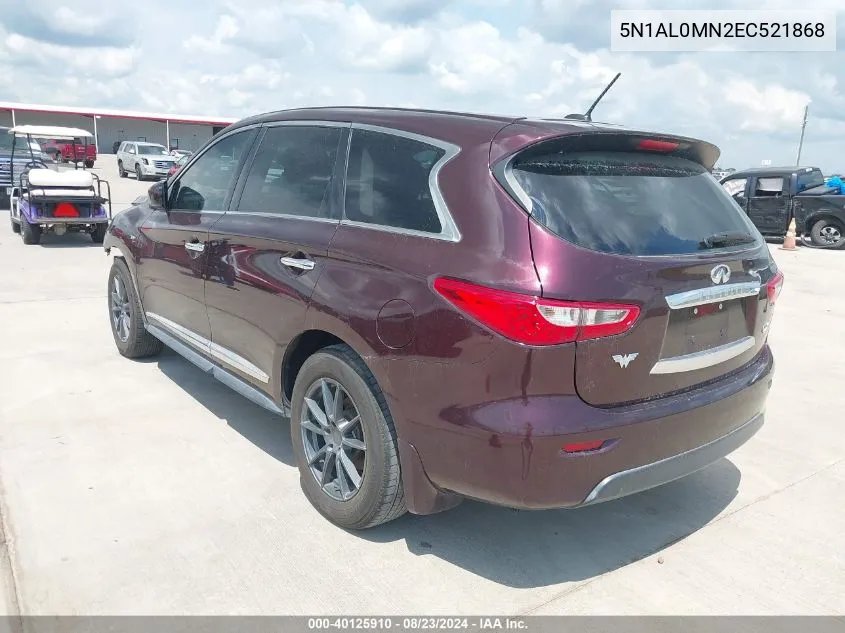 5N1AL0MN2EC521868 2014 Infiniti Qx60