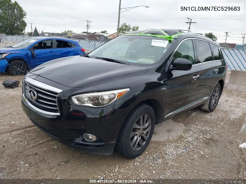 2014 Infiniti Qx60 Hybrid VIN: 5N1CL0MN7EC529683 Lot: 40128147