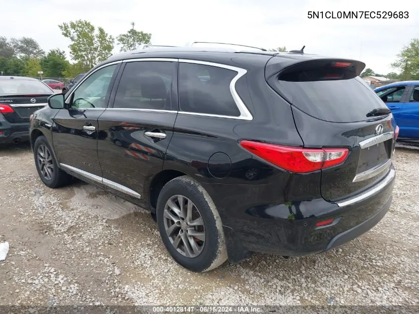 2014 Infiniti Qx60 Hybrid VIN: 5N1CL0MN7EC529683 Lot: 40128147