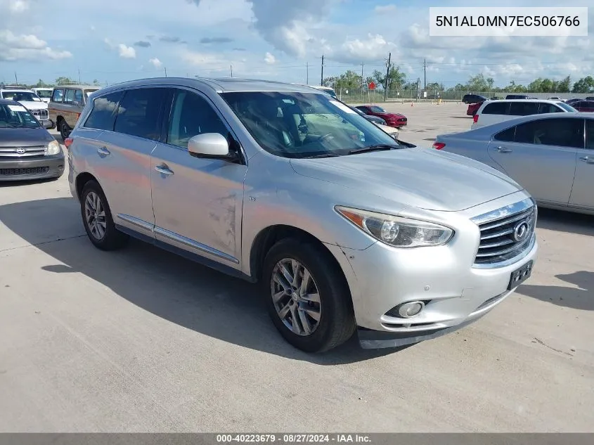 2014 Infiniti Qx60 VIN: 5N1AL0MN7EC506766 Lot: 40223679