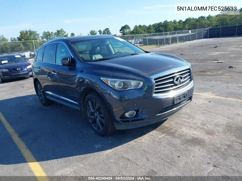 2014 Infiniti Qx60 VIN: 5N1AL0MM7EC525633 Lot: 40249459