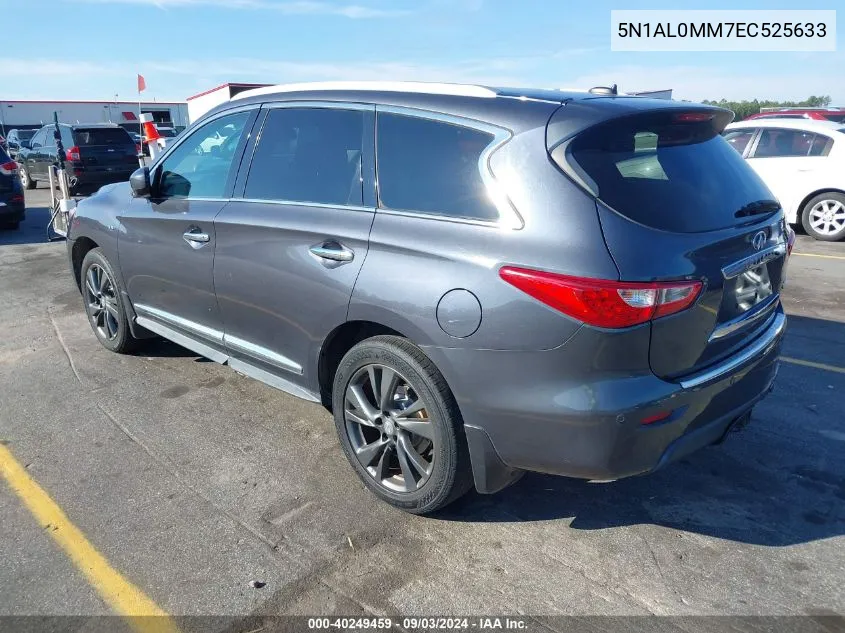 2014 Infiniti Qx60 VIN: 5N1AL0MM7EC525633 Lot: 40249459