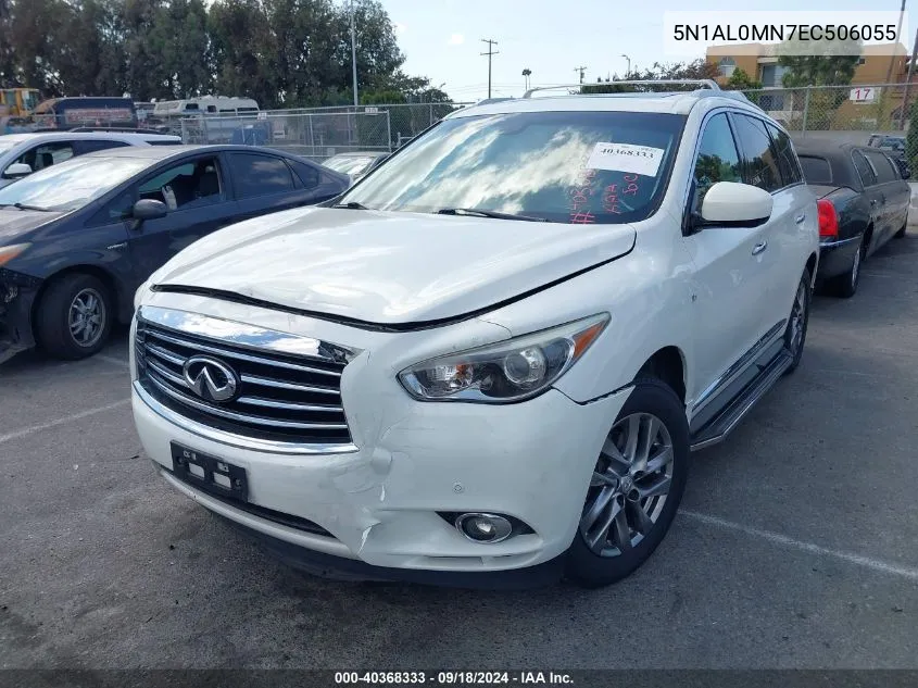 2014 Infiniti Qx60 VIN: 5N1AL0MN7EC506055 Lot: 40368333