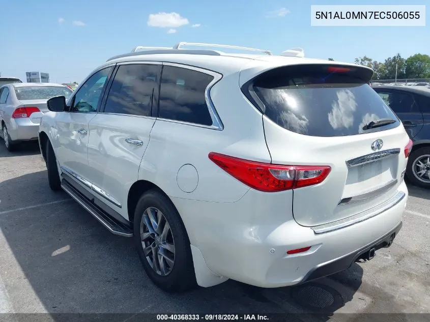 2014 Infiniti Qx60 VIN: 5N1AL0MN7EC506055 Lot: 40368333