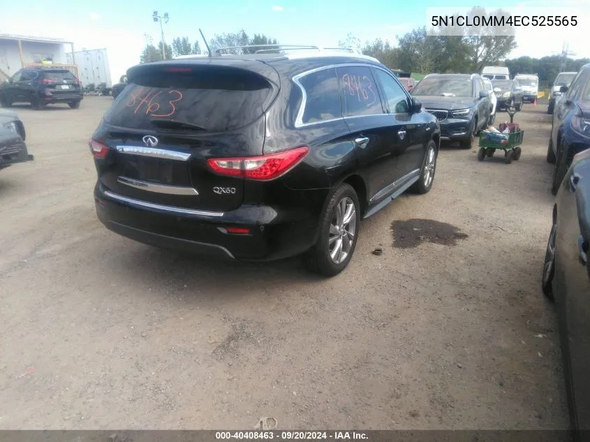 2014 Infiniti Qx60 Hybrid VIN: 5N1CL0MM4EC525565 Lot: 40408463