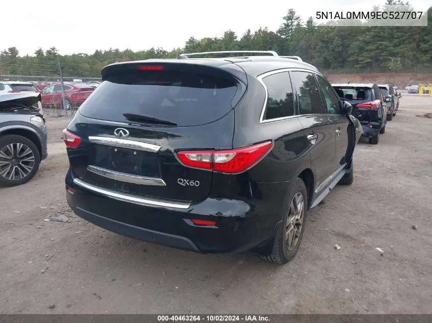 2014 Infiniti Qx60 VIN: 5N1AL0MM9EC527707 Lot: 40463264