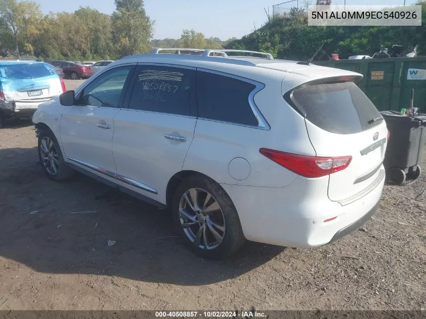 5N1AL0MM9EC540926 2014 Infiniti Qx60