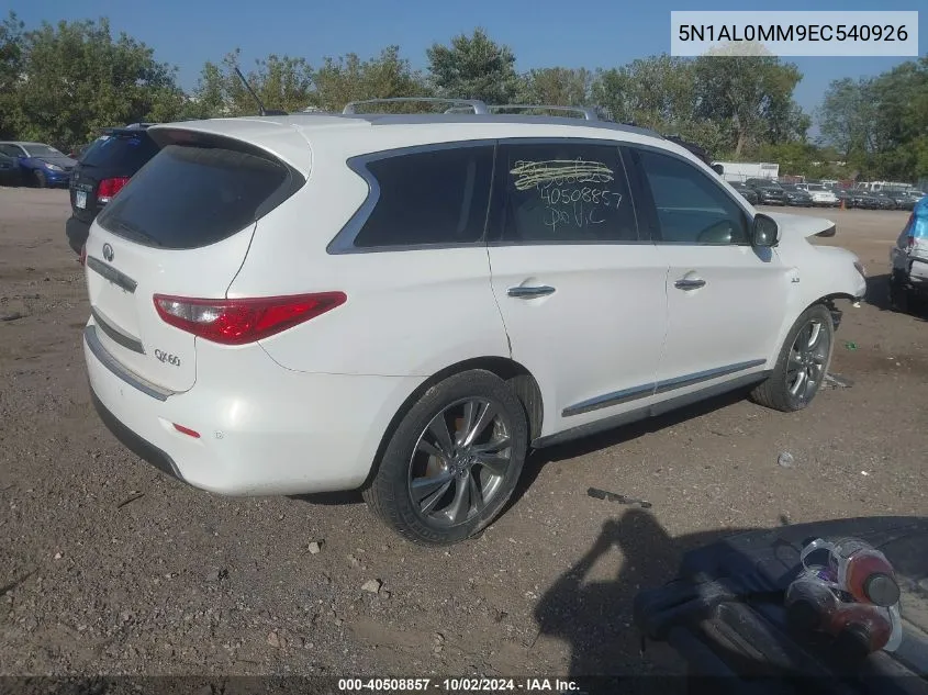 5N1AL0MM9EC540926 2014 Infiniti Qx60