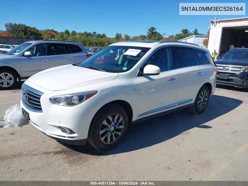 2014 Infiniti Qx60 VIN: 5N1AL0MM3EC526164 Lot: 40511254