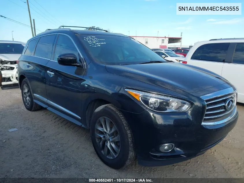 5N1AL0MM4EC543555 2014 Infiniti Qx60