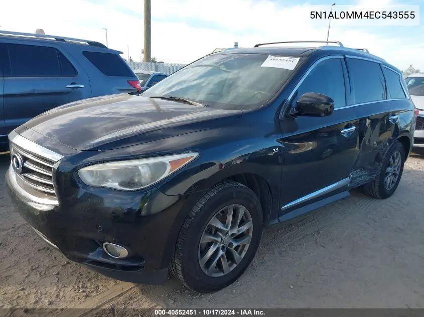 5N1AL0MM4EC543555 2014 Infiniti Qx60