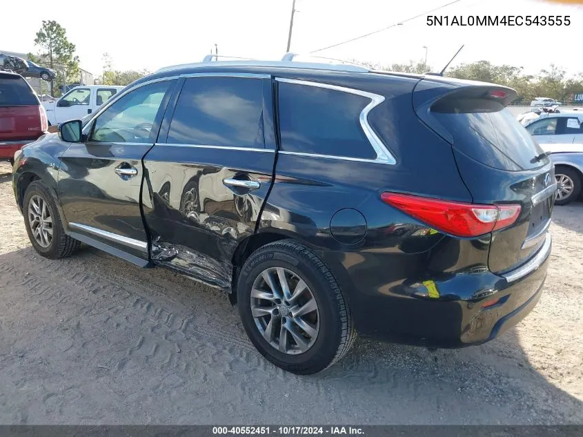 5N1AL0MM4EC543555 2014 Infiniti Qx60