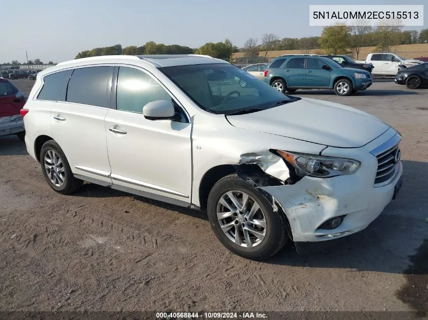 2014 Infiniti Qx60 VIN: 5N1AL0MM2EC515513 Lot: 40568844