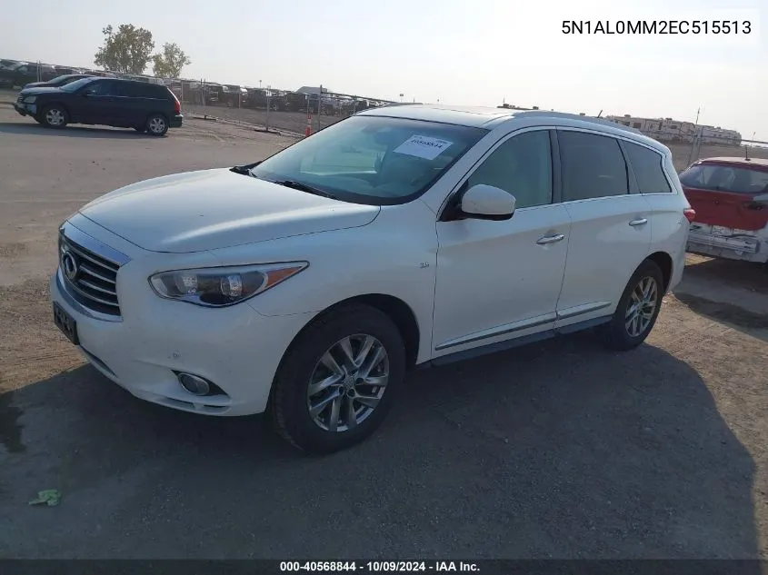 2014 Infiniti Qx60 VIN: 5N1AL0MM2EC515513 Lot: 40568844