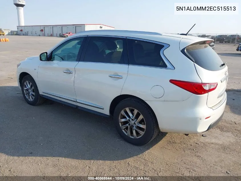 2014 Infiniti Qx60 VIN: 5N1AL0MM2EC515513 Lot: 40568844