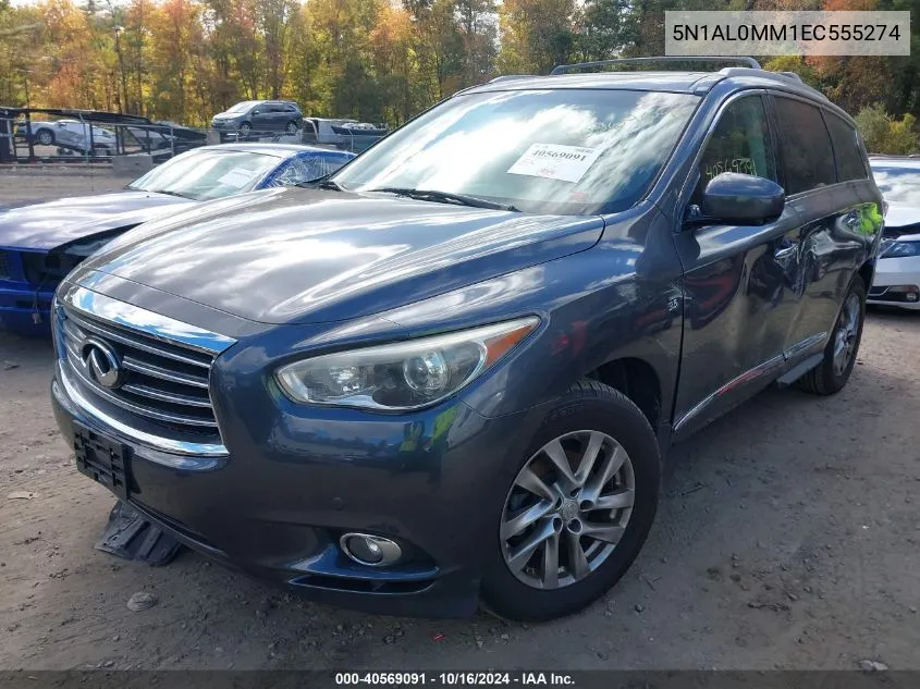 5N1AL0MM1EC555274 2014 Infiniti Qx60