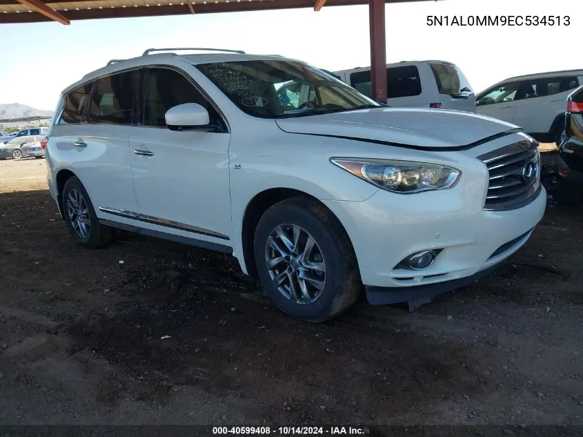 2014 Infiniti Qx60 VIN: 5N1AL0MM9EC534513 Lot: 40599408