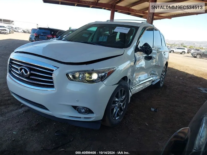 2014 Infiniti Qx60 VIN: 5N1AL0MM9EC534513 Lot: 40599408