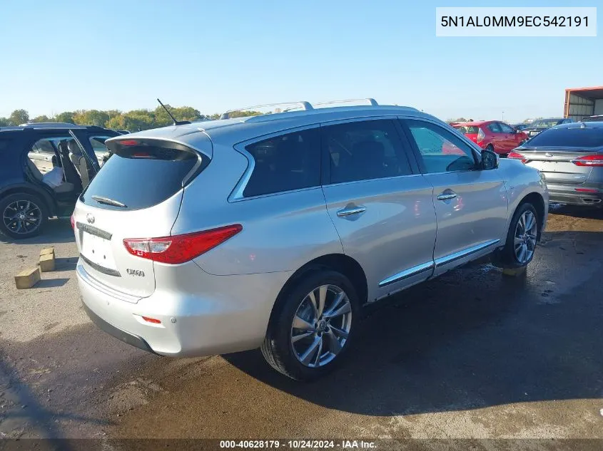 5N1AL0MM9EC542191 2014 Infiniti Qx60