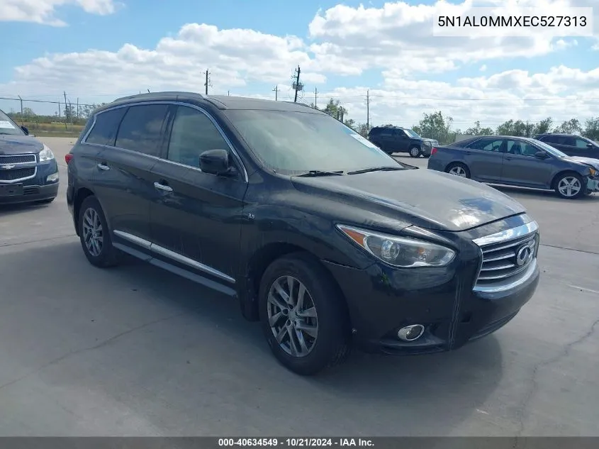 2014 Infiniti Qx60 VIN: 5N1AL0MMXEC527313 Lot: 40634549