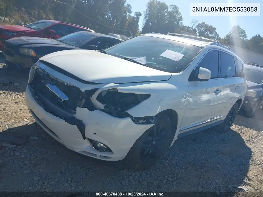 5N1AL0MM7EC553058 2014 Infiniti Qx60