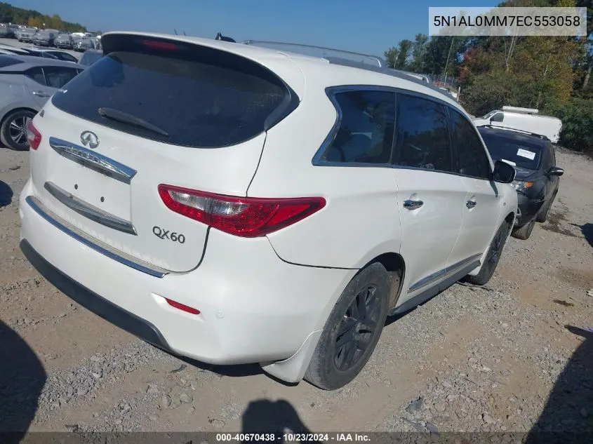 5N1AL0MM7EC553058 2014 Infiniti Qx60