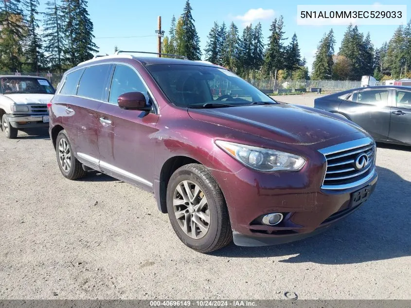 5N1AL0MM3EC529033 2014 Infiniti Qx60