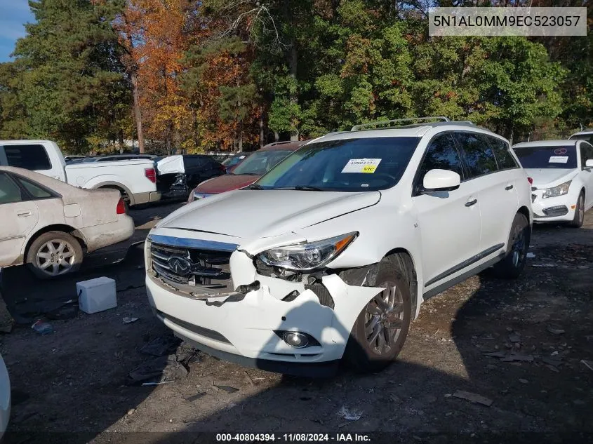 2014 Infiniti Qx60 VIN: 5N1AL0MM9EC523057 Lot: 40804394