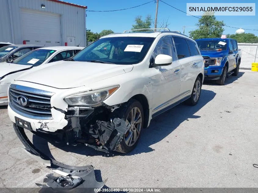 2015 Infiniti Qx60 VIN: 5N1AL0MM0FC529055 Lot: 39538400