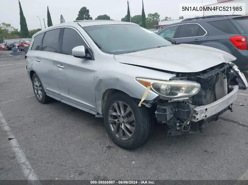 5N1AL0MN4FC521985 2015 Infiniti Qx60