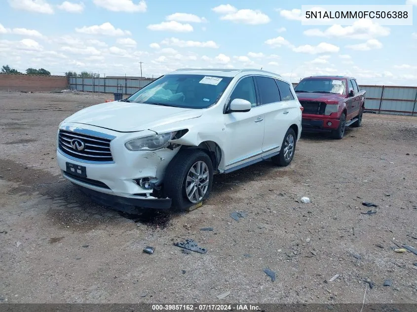 2015 Infiniti Qx60 VIN: 5N1AL0MM0FC506388 Lot: 39857162