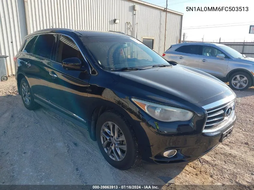 2015 Infiniti Qx60 VIN: 5N1AL0MM6FC503513 Lot: 39863913