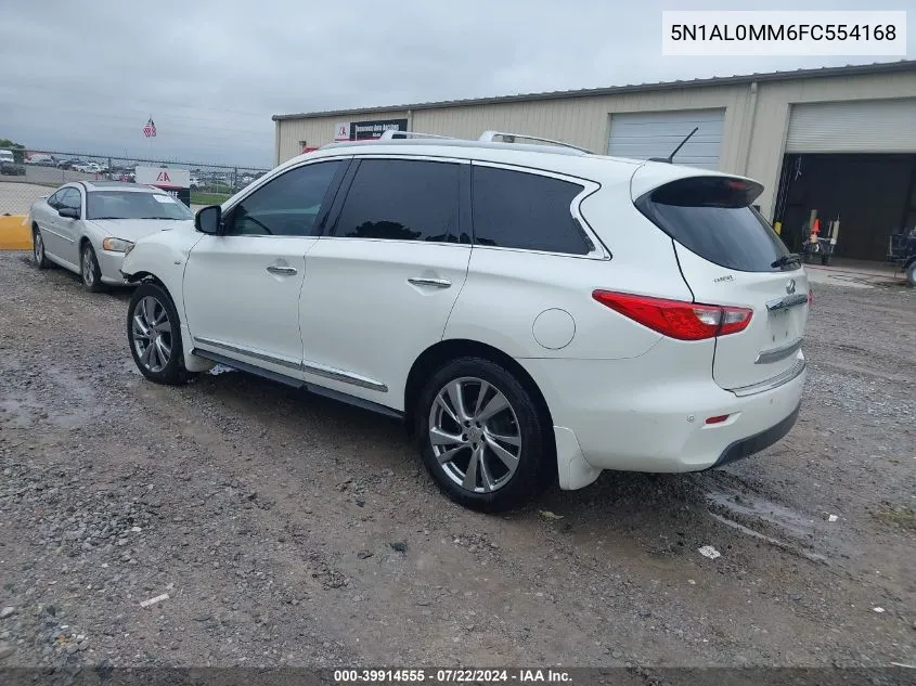 2015 Infiniti Qx60 VIN: 5N1AL0MM6FC554168 Lot: 39914555