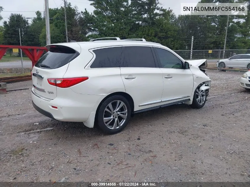 2015 Infiniti Qx60 VIN: 5N1AL0MM6FC554168 Lot: 39914555