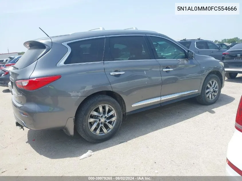 2015 Infiniti Qx60 VIN: 5N1AL0MM0FC554666 Lot: 39979265