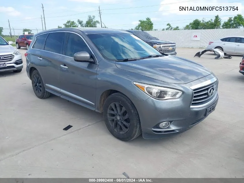 2015 Infiniti Qx60 VIN: 5N1AL0MN0FC513754 Lot: 39992408