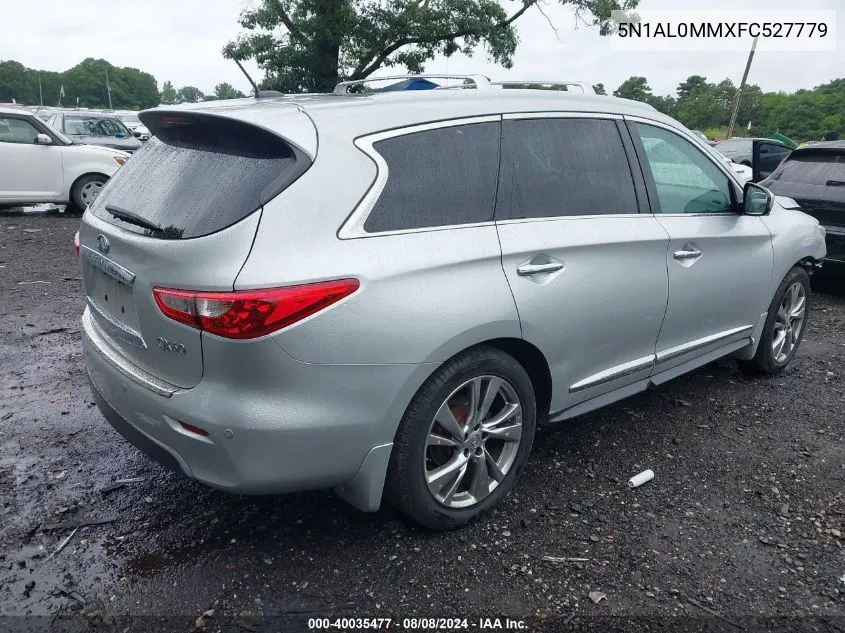 2015 Infiniti Qx60 VIN: 5N1AL0MMXFC527779 Lot: 40035477