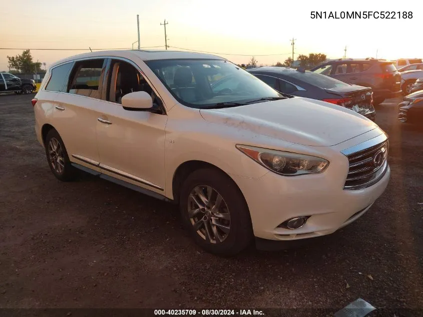 2015 Infiniti Qx60 VIN: 5N1AL0MN5FC522188 Lot: 40235709