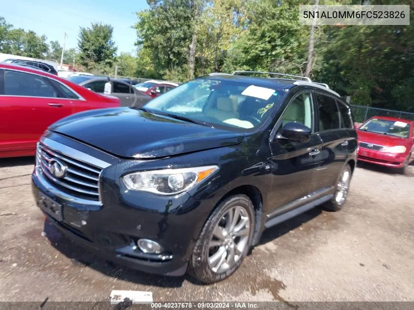 2015 Infiniti Qx60 VIN: 5N1AL0MM6FC523826 Lot: 40237678