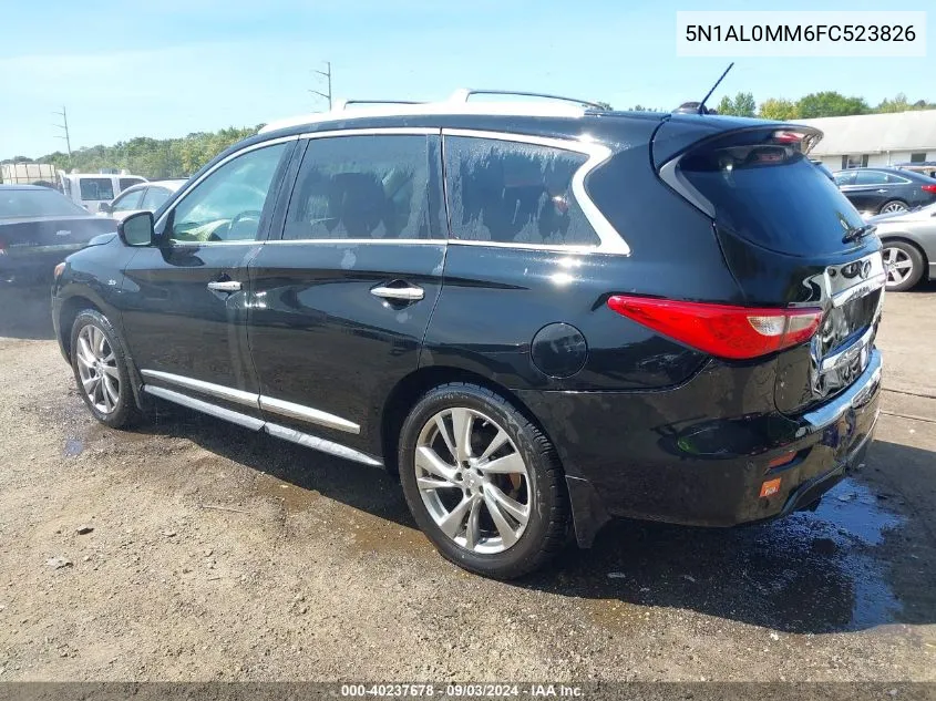 2015 Infiniti Qx60 VIN: 5N1AL0MM6FC523826 Lot: 40237678