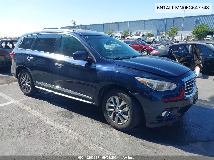 5N1AL0MN0FC547743 2015 Infiniti Qx60