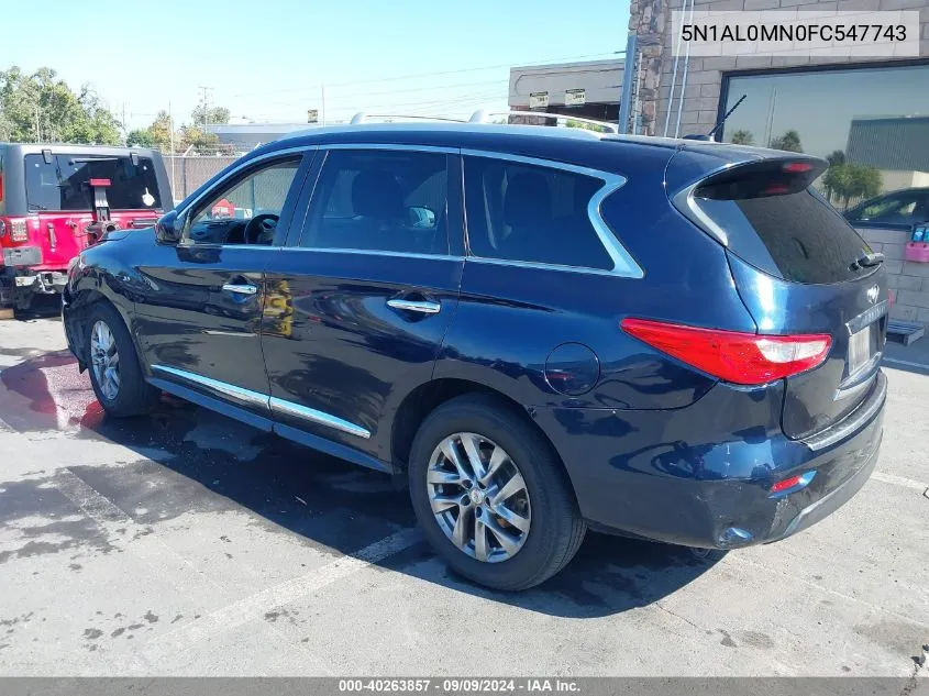 5N1AL0MN0FC547743 2015 Infiniti Qx60