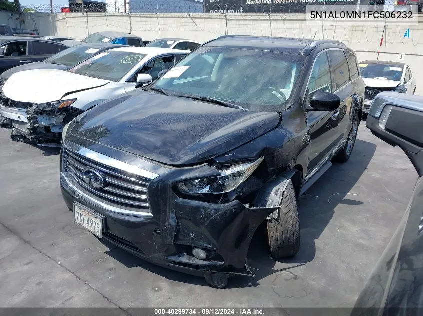 2015 Infiniti Qx60 VIN: 5N1AL0MN1FC506232 Lot: 40299734