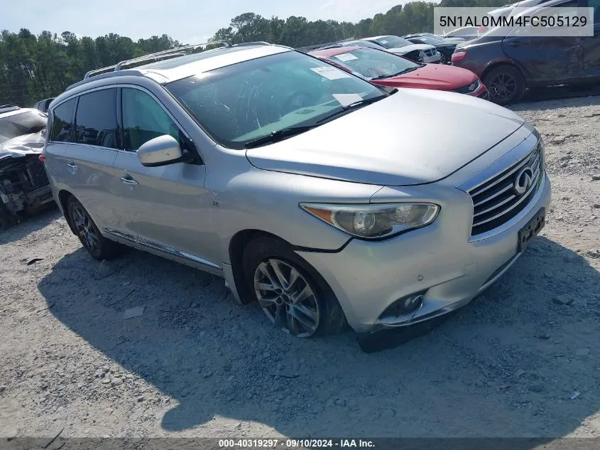 2015 Infiniti Qx60 VIN: 5N1AL0MM4FC505129 Lot: 40319297