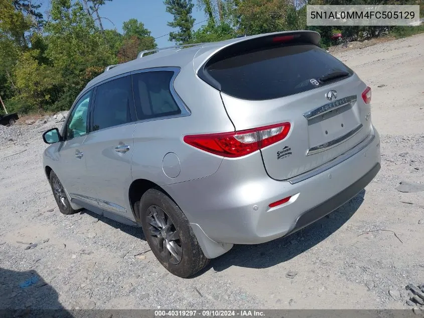 5N1AL0MM4FC505129 2015 Infiniti Qx60