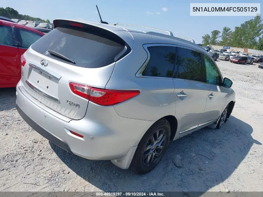 5N1AL0MM4FC505129 2015 Infiniti Qx60