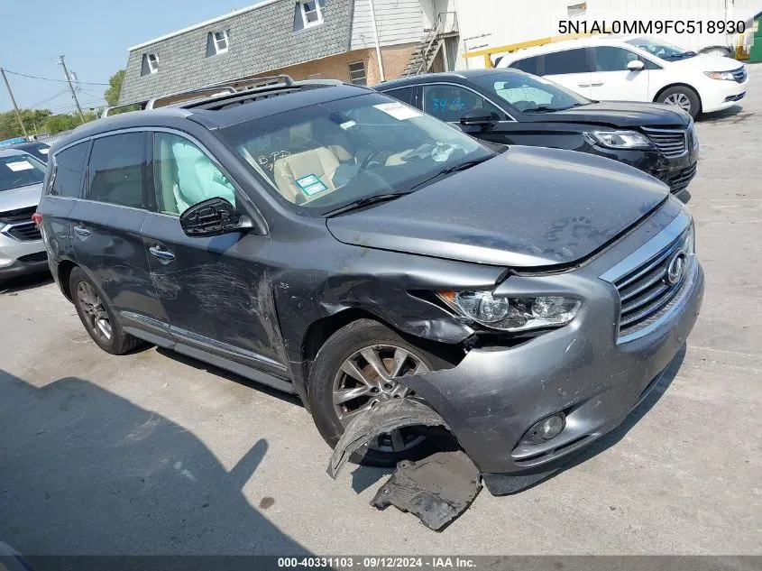 5N1AL0MM9FC518930 2015 Infiniti Qx60