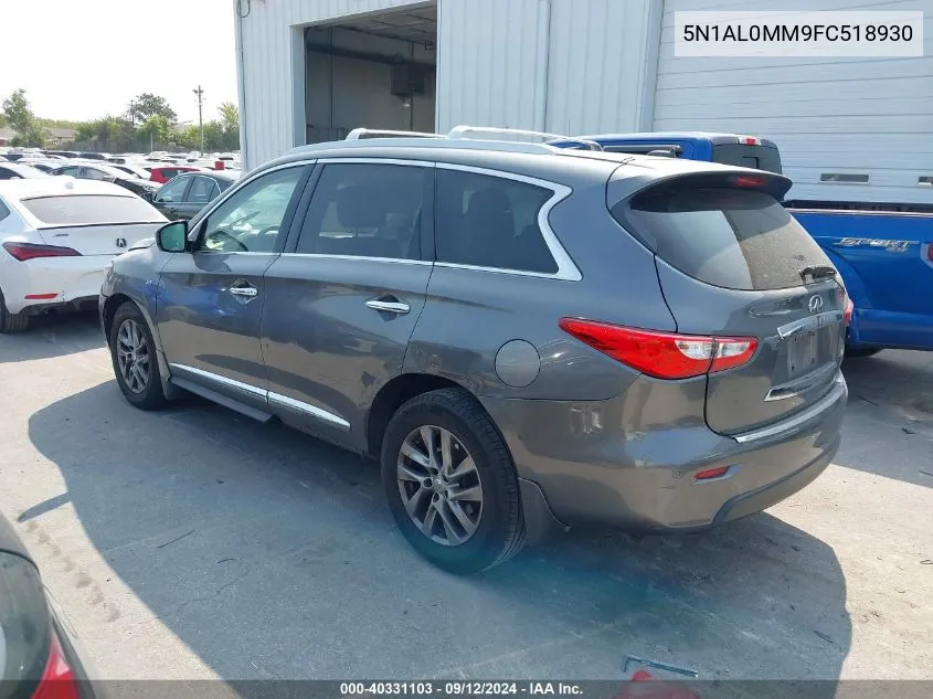 5N1AL0MM9FC518930 2015 Infiniti Qx60